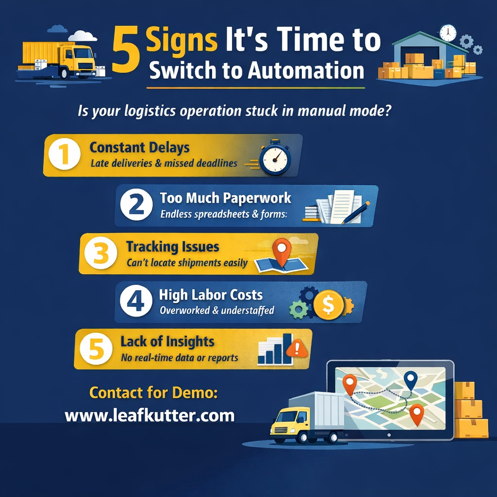 5 Clear Signs Your Logistics Company Needs Automation (And How to Fix It)